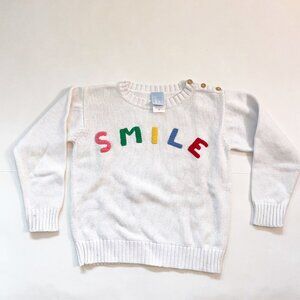 Bella Bliss "Smile" Knit Sweater, Size 7